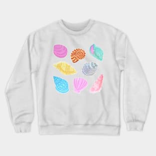 Glitter Seashells Crewneck Sweatshirt